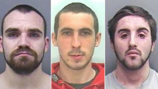 Daniel Altass, Joshua Buscombe and Jordan Bishop