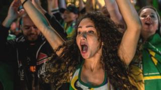 Partidarios de Bolsonaro