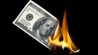 Dólar quemado.