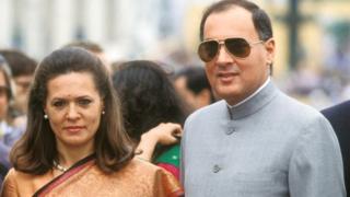 राजीव गांधी, सोनिया गांधी