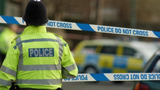 A police cordon