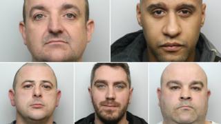 (From top left, clockwise) Lee Mabbott, Andrew Turner, Leslie Yeats, Lee Brook, Michael Lumb
