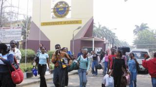 University of Lagos gate.
