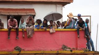 Supporters of opposition Presidential candidate Martin Fayulu attend a rally in Beni, North Kivu province, Democratic Republic of Congo - Wednesday 5 December 2018