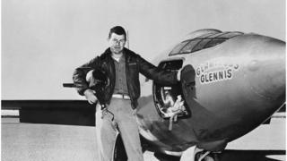 Chuck Yeager and his plane