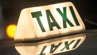 taxi sign