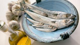 A plate of mackerel