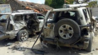 Hasara iliyosababishwa na shambulio katika mji wa Kismayo nchini Somalia