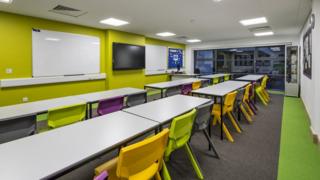 empty classroom
