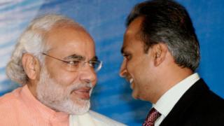 મોદી અને અનિલ અંબાણી