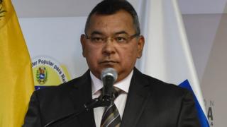 Venezuela's Interior Minister Nestor Reverol (file image from August 2016)