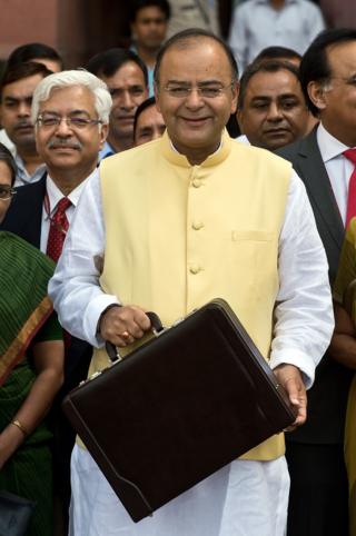वित्त मंत्री अरुण जेटली, आम बजट