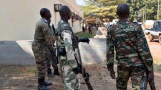 Policiers et gendarmes centrafricains - archives