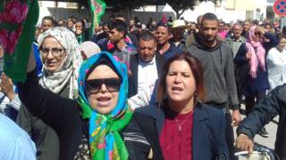 A Sidi Bouzid d'où sont originaires les ouvrières décédées, une grève et des manifestations ont eu lieu