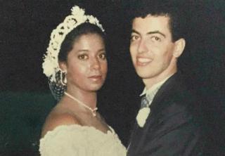 Mônica em seu casamento