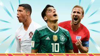 Cristiano Ronaldo, Mesut Ozily Harry Kane