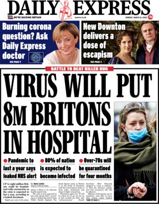 Daily Express 16 March