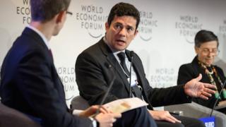 Sergio Moro participa de painel no Fórum Econômico Mundial em 22 de janeiro
