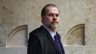 O ministro Dias Toffoli em sessão do STF em 7 de novembro de 2019