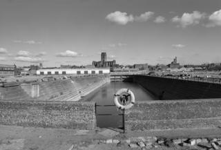 Queens Graving Dock, Liverpool, England 1986