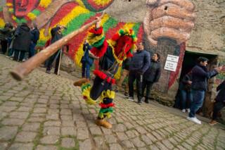 in_pictures Revellers in Podence, Portugal