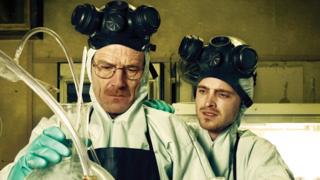 Aaron Paul y Bryan Cranston.