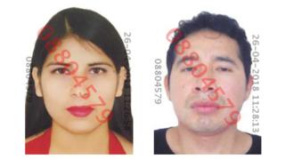 Eyvi Ágreda y Carlos Hualpa