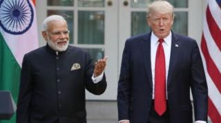 நரேந்திர மோதி மற்றும் டிரம்ப்