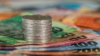 Coins and currency notes