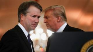 Brett Kavanaugh e Donald Trump