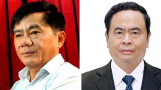 Ông Trần Cẩm Tú (Trái) và ông Trần Thanh Mẫn