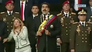 Maduro e a esposa Cilia Flores