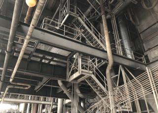 Metal structure inside Longannet