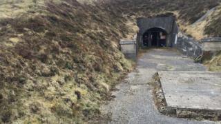 Outside the access tunnel