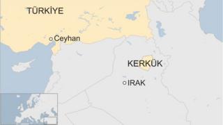 IRAK TÜRKİYE HARİTA