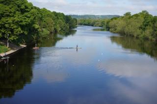 People on the River Tyne
