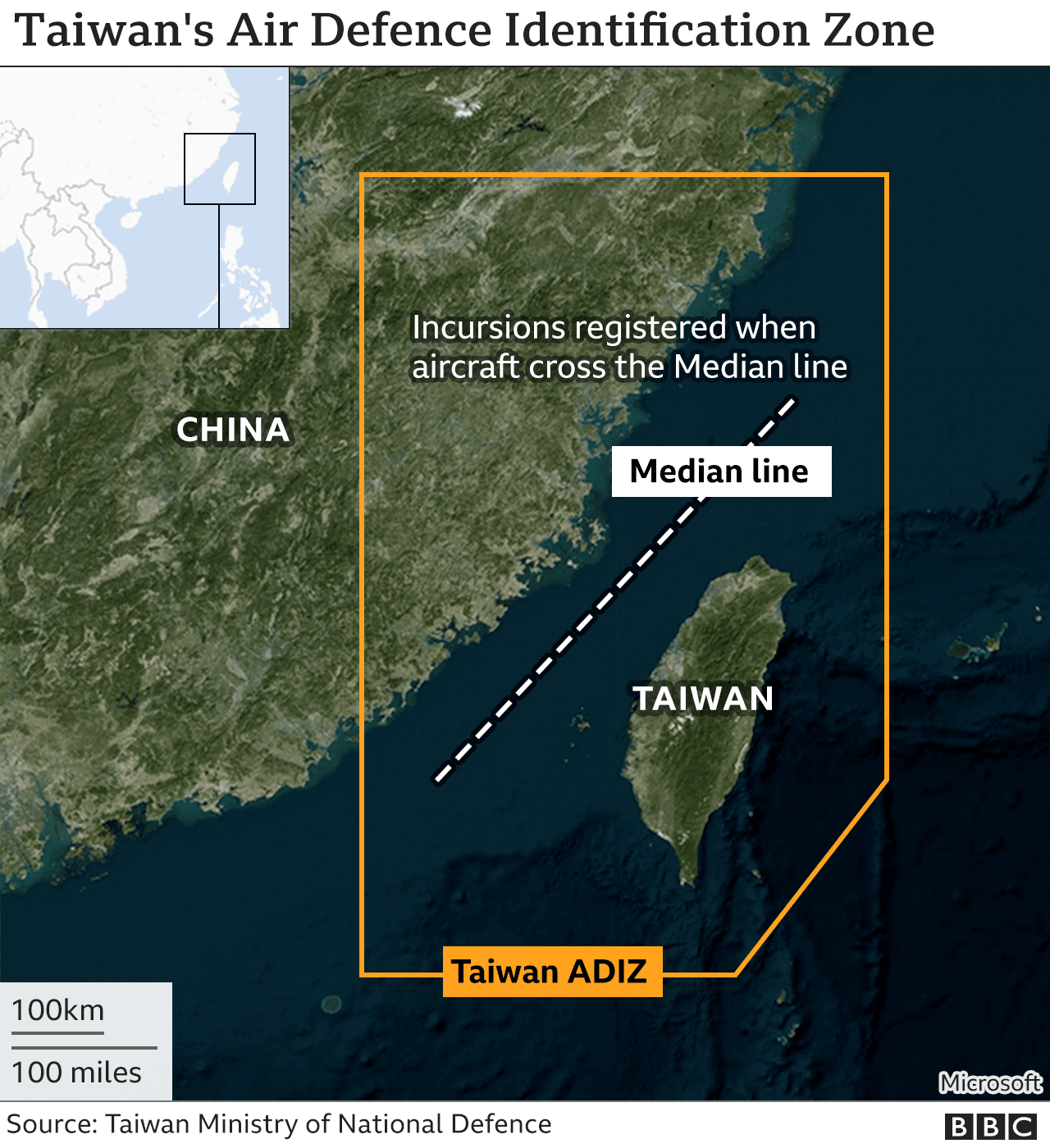 ChinaTaiwan military tensions 'worst in 40 years' BBC News