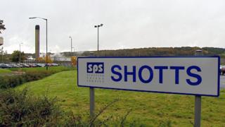 Shotts Prison sign