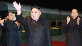 김정은 북한 국무위원장이 북러정상회담에 참석하기 위해 24일 새벽 러시아를 향해 출발했다