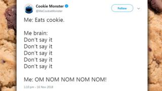 Cookie Monster Twitter