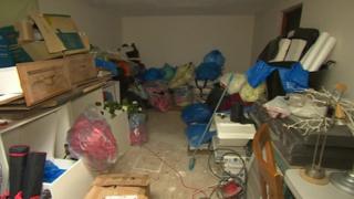 Shed where man was living