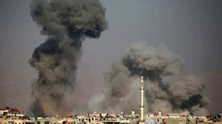 Mashambulizi ya anga Syria