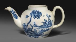 Porcelain teapot