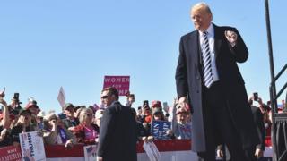Дональд Трамп на митинге в Неваде 20 октября 2018 года