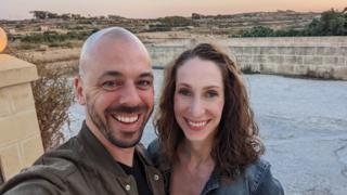 Andrea Prudente and her husband Jay Weeldreyer were on holiday in Malta when Andrea's conditions deteriorated