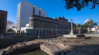 Le quai de Valongo à Rio où près d'un million d'esclaves a été débarqué a été découvert lors des travaux pour Rio 2016