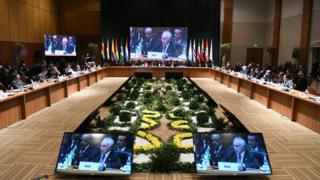 Presidente Michel Temer em cúpula do Mercosul, em junho
