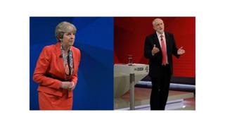 Theresa May iyo Jeremy Corbyn oo dood loo qabtay