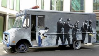 Banksy: SWAT Van, 2006
