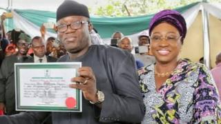 Kayode Fayemi ati Bisi Ẹgbẹyẹmi